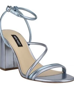 Nine West Heels Nelly Heeled Strappy Sandals 8 Nine West Heels Nelly Heeled Strappy Sandals