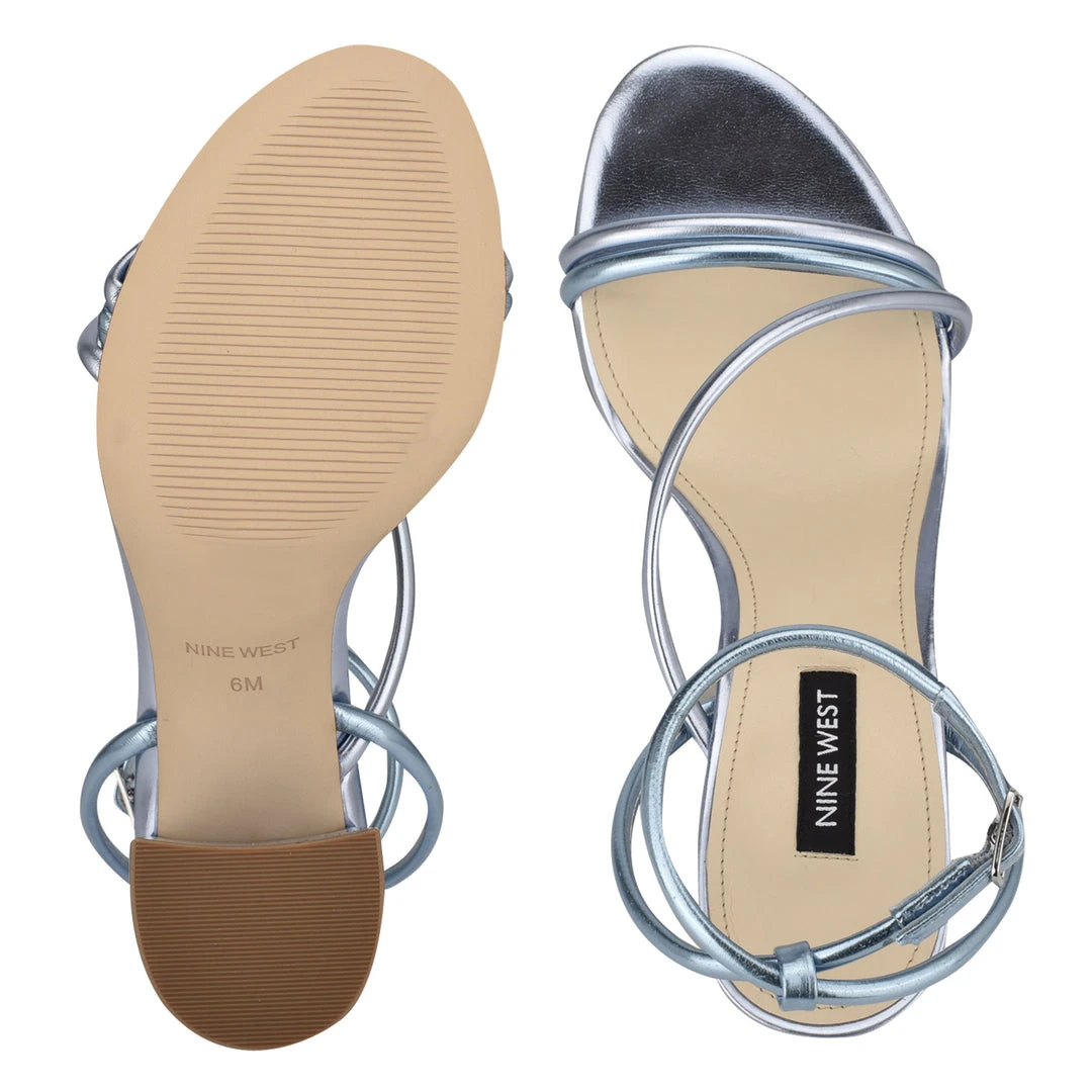 Nine West Heels Nelly Heeled Strappy Sandals 7 Nine West Heels Nelly Heeled Strappy Sandals
