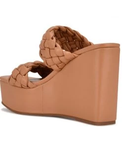 Nine West Nessie Platform Slide Sandals Weave Got You 9 Nine West Nessie Platform Slide Sandals Weave Got You