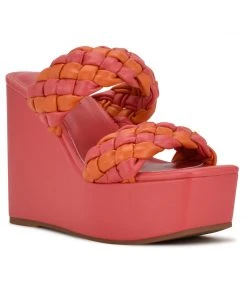 Nine West Nessie Platform Slide Sandals Weave Got You 8 Nine West Nessie Platform Slide Sandals Weave Got You