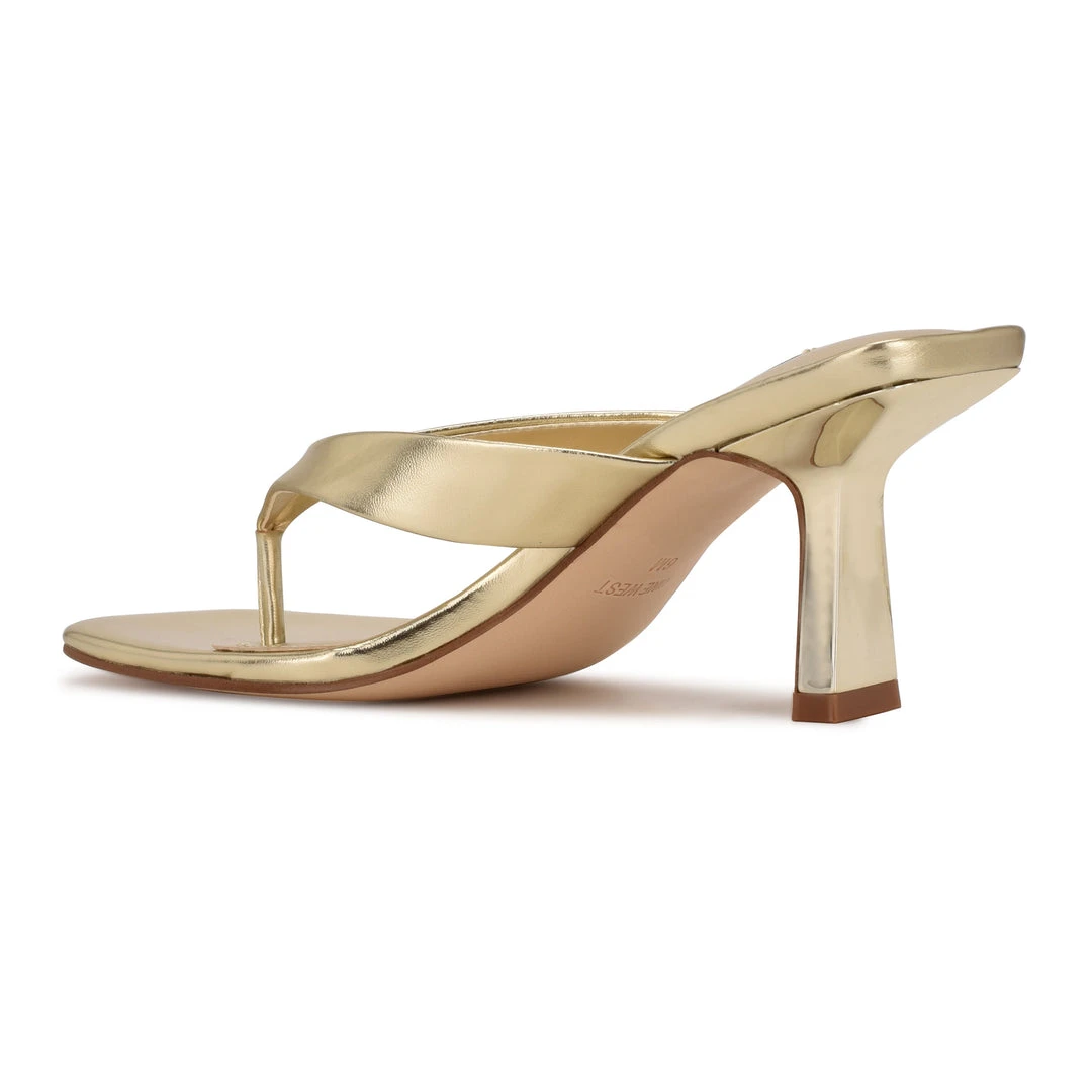 Nine West Y2K Revival Nest Heeled Thong Sandals 5 Nine West Y2K Revival Nest Heeled Thong Sandals