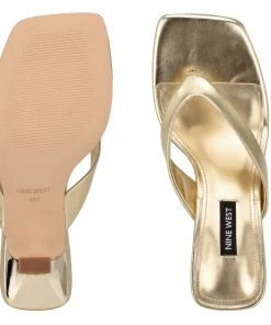 Nine West Y2K Revival Nest Heeled Thong Sandals 11 Nine West Y2K Revival Nest Heeled Thong Sandals