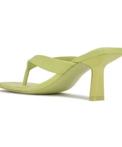 Nine West Y2K Revival Nest Heeled Thong Sandals 9 Nine West Y2K Revival Nest Heeled Thong Sandals