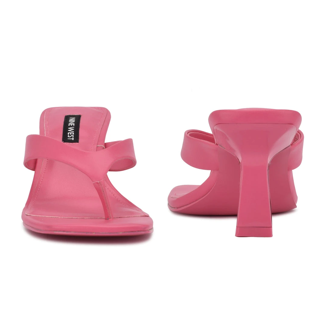 Nine West Y2K Revival Nest Heeled Thong Sandals 6 Nine West Y2K Revival Nest Heeled Thong Sandals
