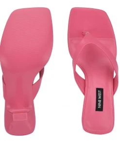 Nine West Y2K Revival Nest Heeled Thong Sandals 11 Nine West Y2K Revival Nest Heeled Thong Sandals