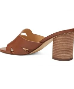 Nine West Nevaeh Slide Sandals Heels 10 Nine West Nevaeh Slide Sandals Heels