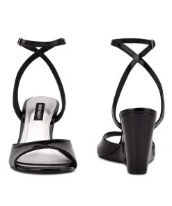 Nine West Weave Got You Nevr Ankle Strap Wedge Sandals