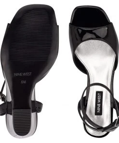 Nine West Weave Got You Nevr Ankle Strap Wedge Sandals