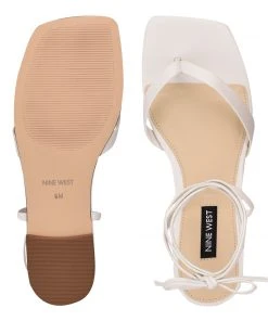 Nine West Lace It Up News Ankle Wrap Flat Sandals 11 Nine West Lace It Up News Ankle Wrap Flat Sandals