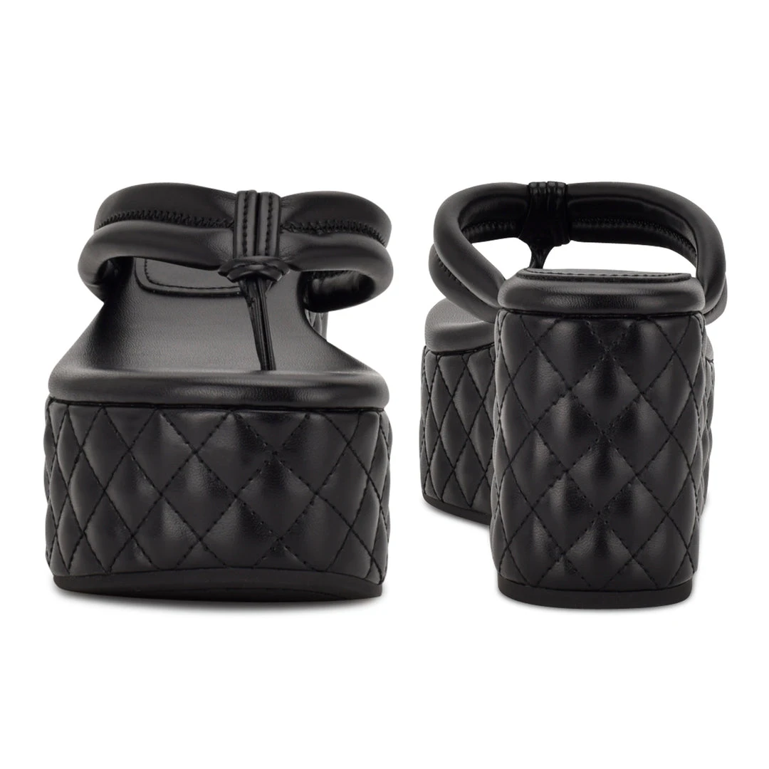 Nine West Newya Platform Thong Sandals 6 Nine West Newya Platform Thong Sandals