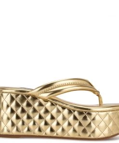 Nine West Newya Platform Thong Sandals