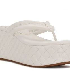 Nine West Newya Platform Thong Sandals