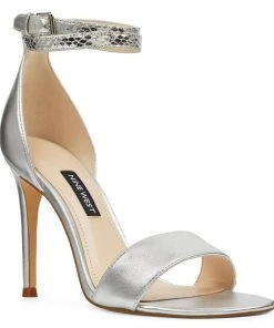 Nine West Metallic Mindset Nika Ankle Strap Sandals