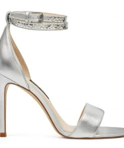 Nine West Metallic Mindset Nika Ankle Strap Sandals
