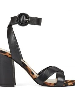 Nine West Nikki Block Heel Sandals Heels