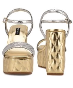 Nine West Nila Platform Sandals 10 Nine West Nila Platform Sandals