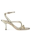 Nine West Metallic Mindset Nolan Heeled Strappy Sandals