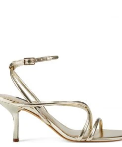 Nine West Metallic Mindset Nolan Heeled Strappy Sandals