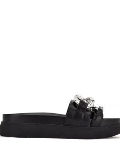 Nine West Nope Platform Slide Sandals