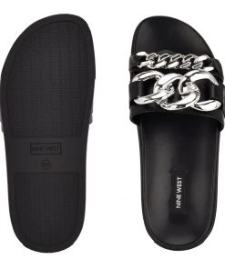 Nine West Nope Platform Slide Sandals