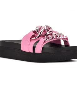 Nine West New Nope Platform Slide Sandals