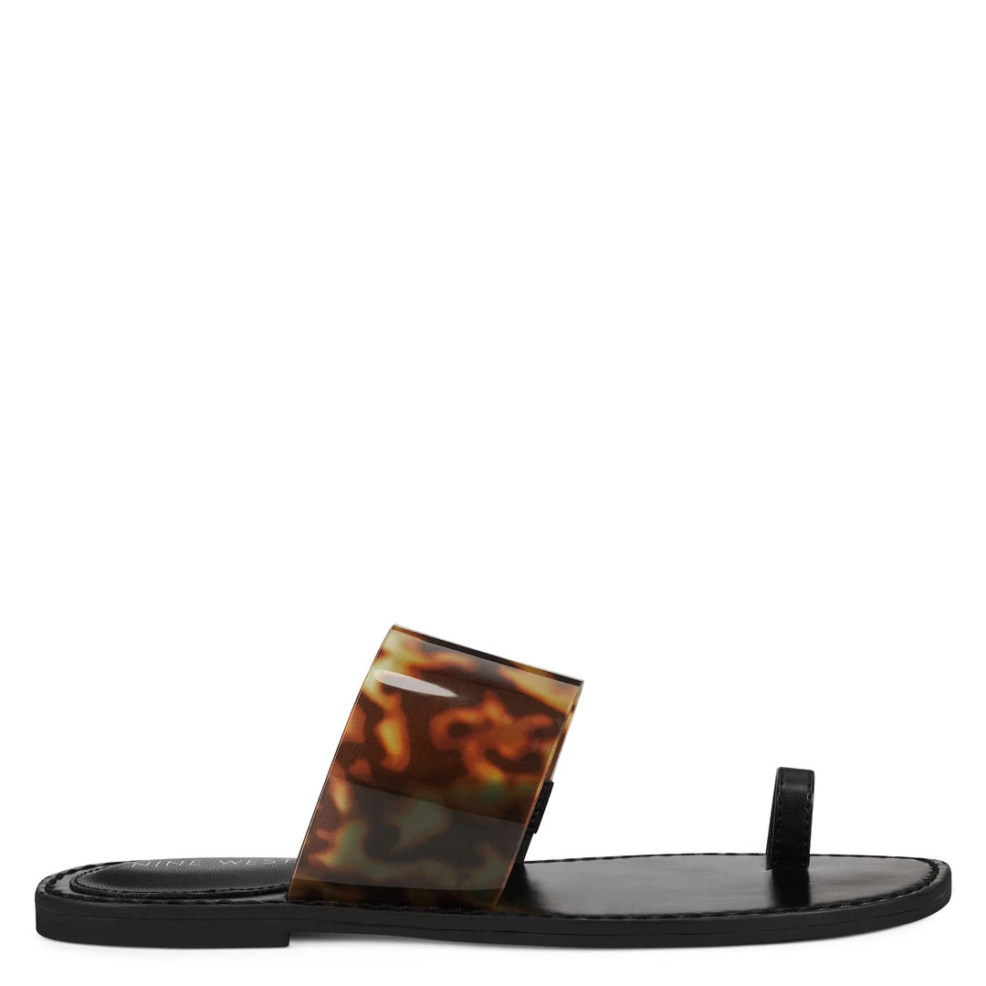 Nine West Obrious Flat Slide Sandals Mules & Slides 3 Nine West Obrious Flat Slide Sandals Mules & Slides