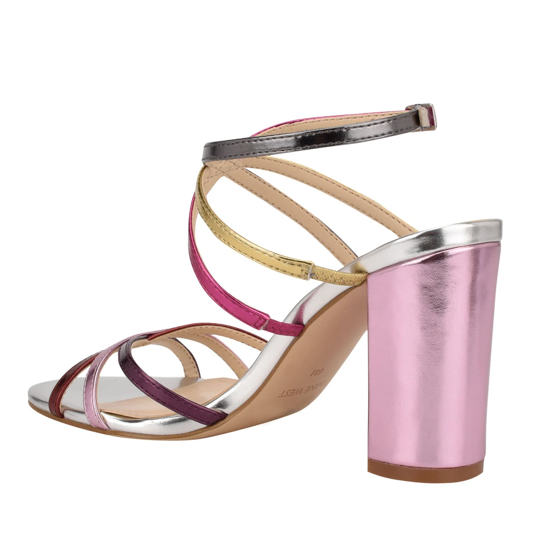 Nine West Obvi Ankle Strap Dress Sandals Metallic Mindset 5 Nine West Obvi Ankle Strap Dress Sandals Metallic Mindset