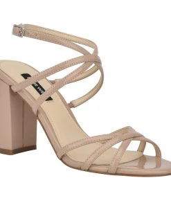 Nine West Obvi Ankle Strap Dress Sandals 9 Nine West Obvi Ankle Strap Dress Sandals