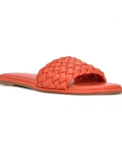 Nine West Weave Got You Ohhi Flat Slide Sandals