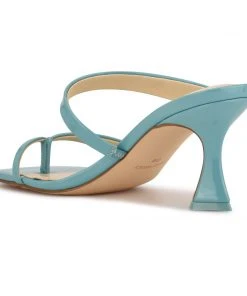 Nine West Color Pop Padma Heeled Slide Sandals 9 Nine West Color Pop Padma Heeled Slide Sandals