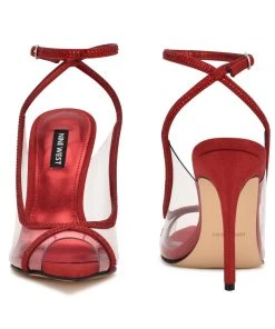 Nine West Parise Ankle Strap Sandals Color Pop