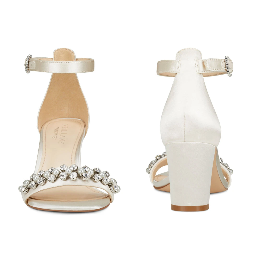 Nine West Heels Passion Heeled Ankle Strap Sandals 7 Nine West Heels Passion Heeled Ankle Strap Sandals