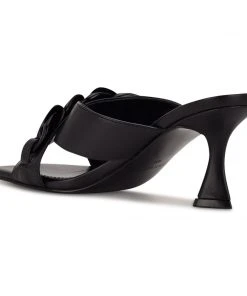 Nine West Paytin Heeled Slide Sandals Heel Appeal 9 Nine West Paytin Heeled Slide Sandals Heel Appeal