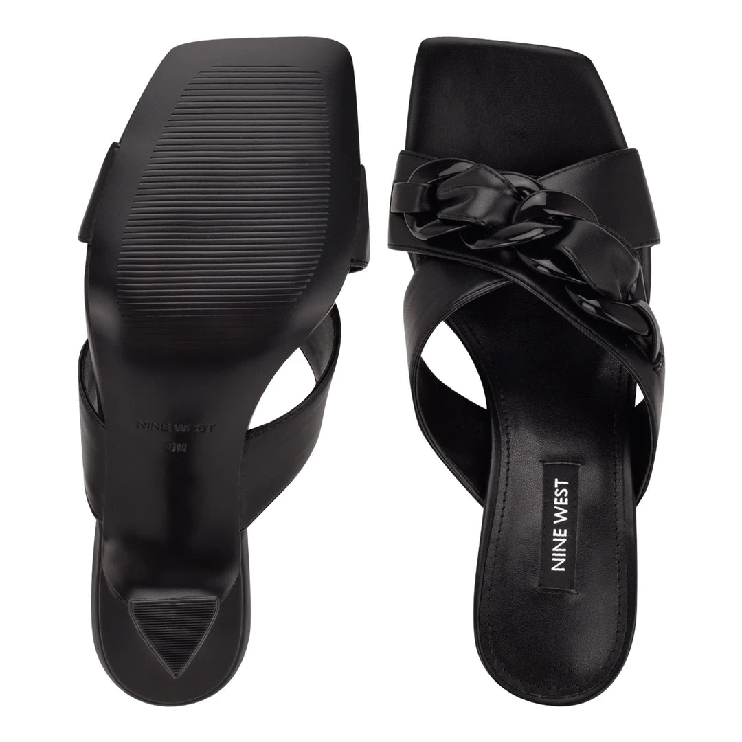 Nine West Paytin Heeled Slide Sandals Heel Appeal 7 Nine West Paytin Heeled Slide Sandals Heel Appeal