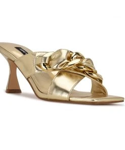 Nine West Heel Appeal Paytin Heeled Slide Sandals