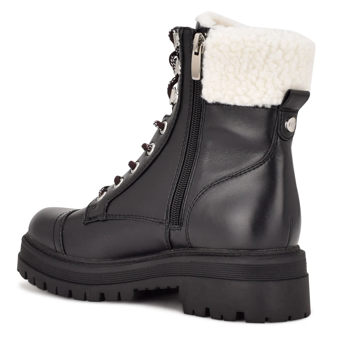 Nine West Pike Combat Lug Sole Boots 5 Nine West Pike Combat Lug Sole Boots