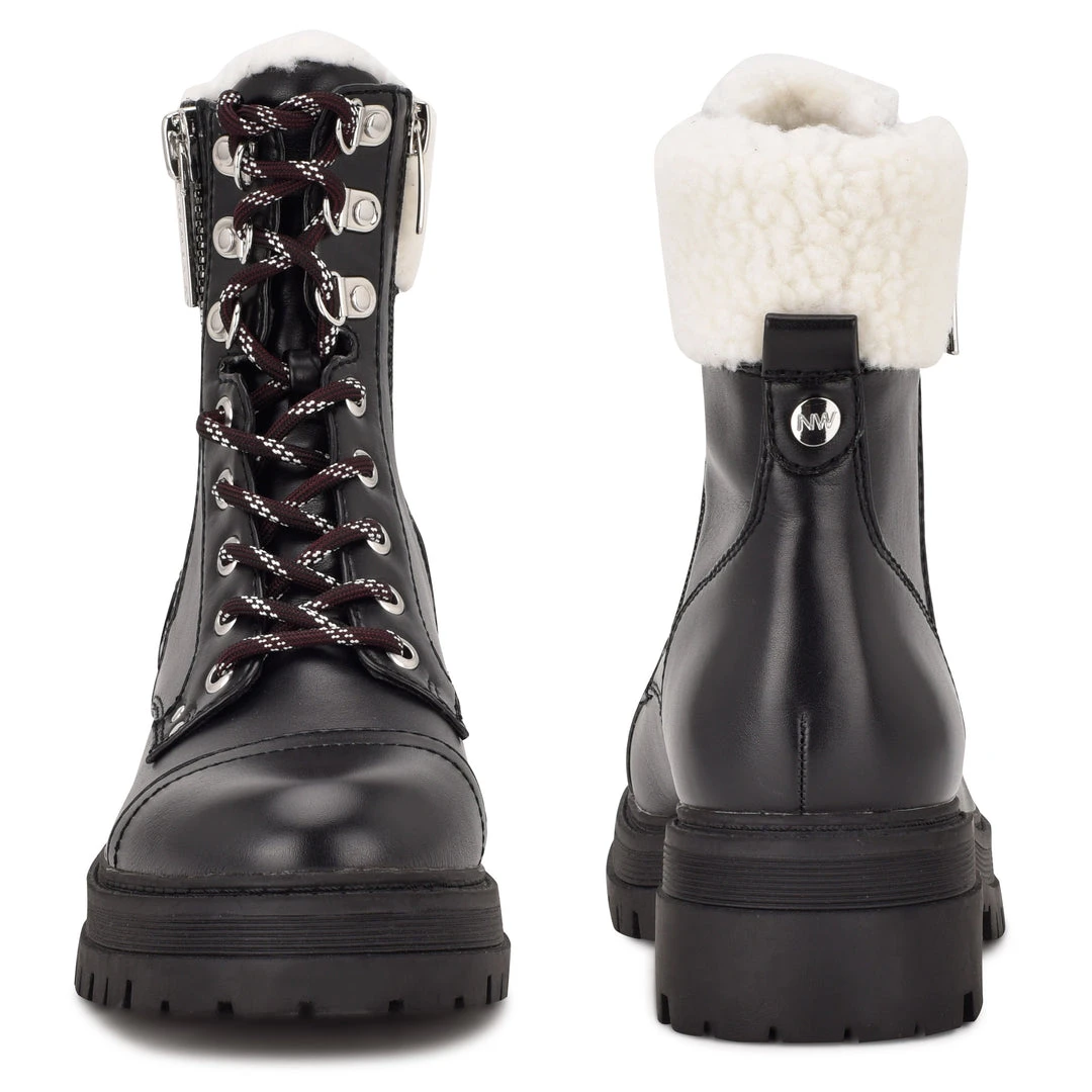 Nine West Pike Combat Lug Sole Boots 6 Nine West Pike Combat Lug Sole Boots