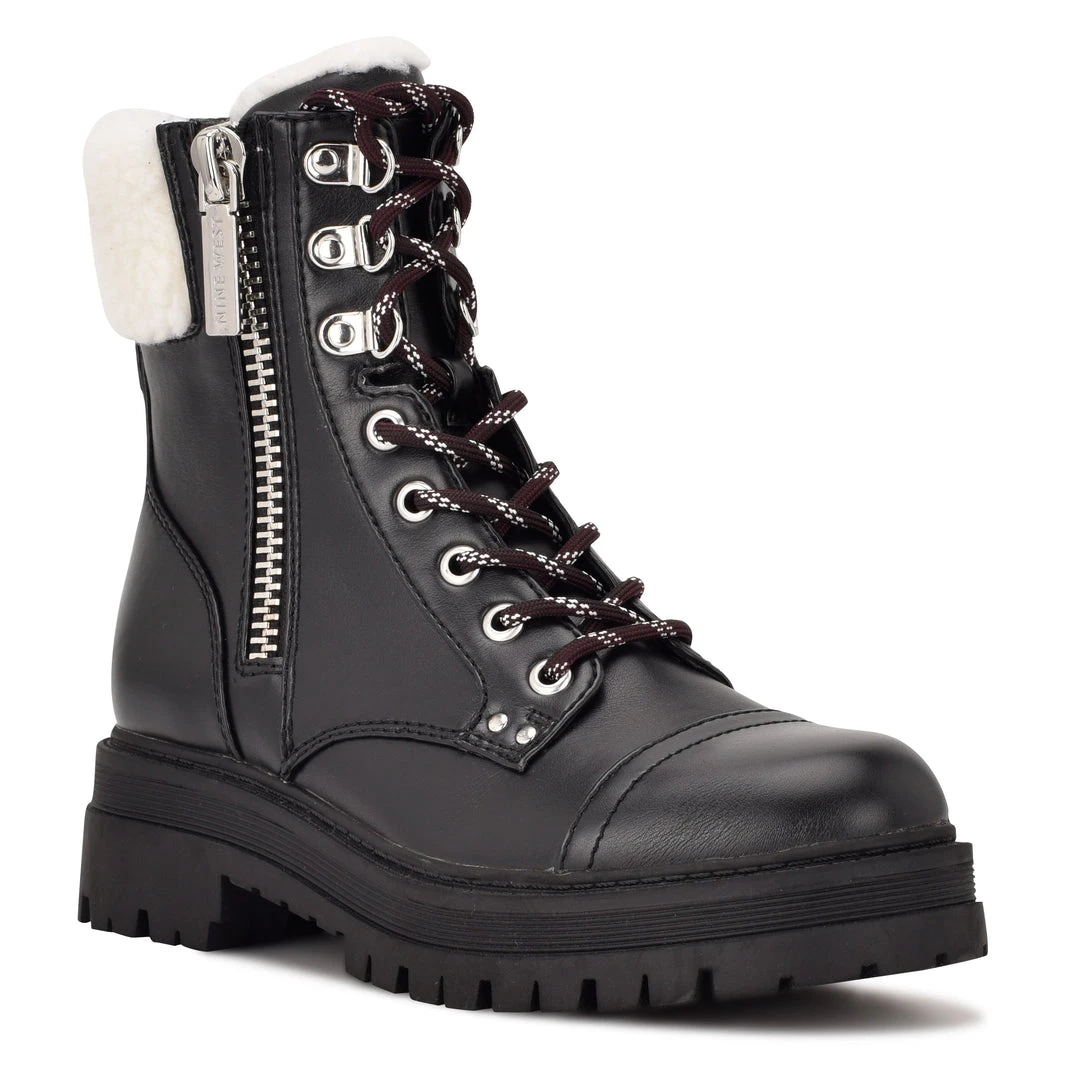 Nine West Pike Combat Lug Sole Boots 4 Nine West Pike Combat Lug Sole Boots