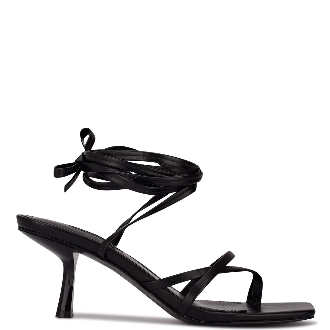 Nine West Pina Ankle Wrap Heeled Sandals 3 Nine West Pina Ankle Wrap Heeled Sandals