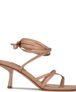 Nine West Pina Ankle Wrap Heeled Sandals