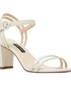 Nine West Heels Piper Open Toe Sandals 9 Nine West Heels Piper Open Toe Sandals