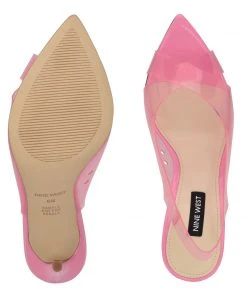 Nine West Polka Slingback Heeled Sandals Color Pop