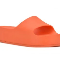 Nine West High Impact Platforms Pool Platform Slide Sandals