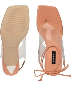 Nine West Popi Ankle Wrap Heeled Sandals Lace It Up