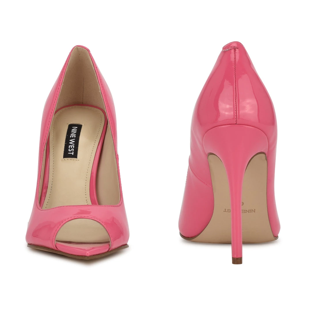 Nine West Prizz Open Toe Pumps 6 Nine West Prizz Open Toe Pumps