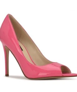 Nine West Prizz Open Toe Pumps 8 Nine West Prizz Open Toe Pumps