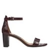 Nine West Pruce Ankle Strap Block Heel Sandals
