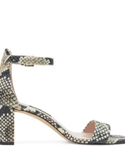 Nine West Pruce Ankle Strap Block Heel Sandals Heels