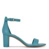 Nine West Y2K Revival Pruce Ankle Strap Block Heel Sandals