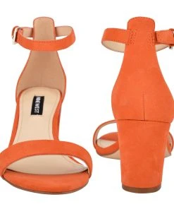 Nine West Pruce Ankle Strap Block Heel Sandals 10 Nine West Pruce Ankle Strap Block Heel Sandals